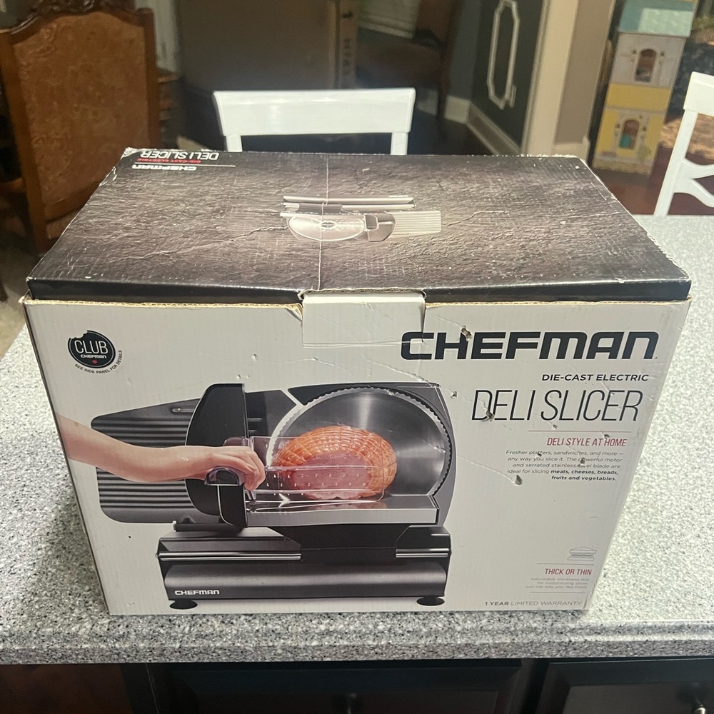 Black Deli Slicer
